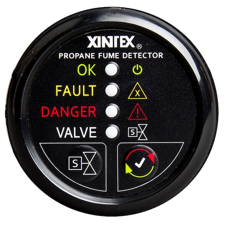 Fireboy-Xintex Propane Fume Detector w/Automatic Shut-Off & Plastic Sensor - N P-1BNV-R